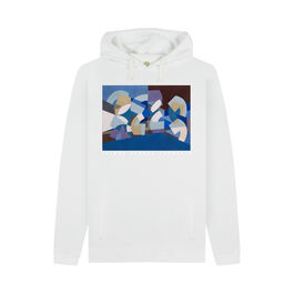 Saloua Raouda Choucair: Composition in Blue Module hoodie